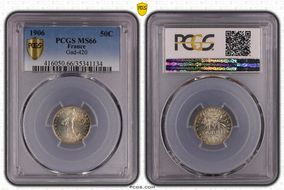 1906 50C Gad-420 F-190 MS66