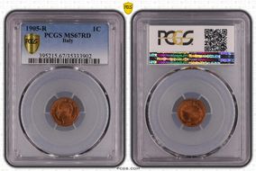 1905-R 1C KM-35 MS67RD
