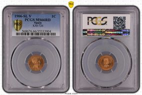 1906-SL V 1C KM-726 (6) MS66RD