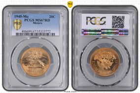 1945-Mo 20C MS67RD