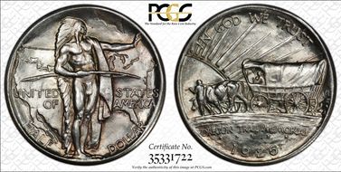 1926 50C Oregon MS63