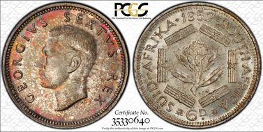 1952 6D KM-36.2  Ag PR66