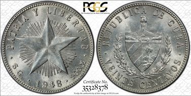 1948 20C KM-13.2  Ag MS63