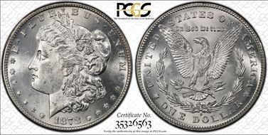 1878-S $1 MS63