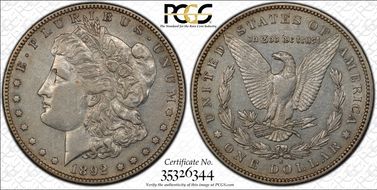 1892-S $1 XF45