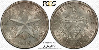 1916 20C KM-13.2 AU58