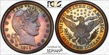 1911 25C PR67+