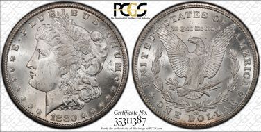 1880-CC $1 MS64