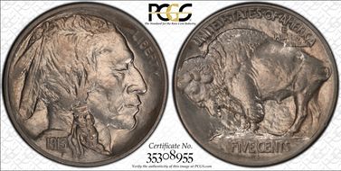 1913-S 5C Type 1 MS62