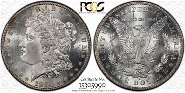 1896-S $1 MS63