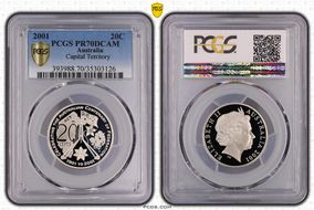 2001 20C Capital Territory PR70DCAM