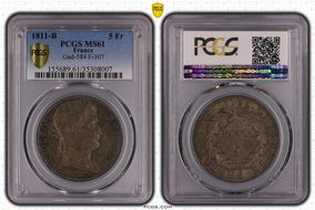 1811-B 5 Fr Gad-584 F-307 MS61