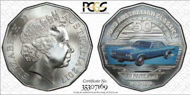 2017 50C Ford Australian Classics ZH Fairlane Colorized MS69