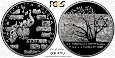 2008 MW 20 Zl Ghetto Uprising PR70DCAM