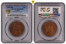 1865-BB 10C Gad-253 F-134 MS65RB