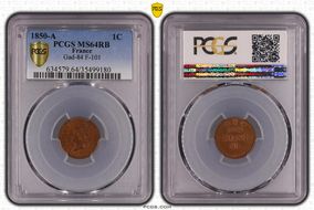 1850-A 1C Gad-84 F-101 MS64RB