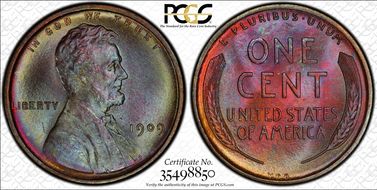 1909 VDB 1C MS66BN