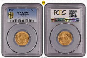 1907 Sov S-3969 MS63