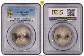 1977 50C Jubilee MS67