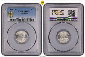 1951-PL 6D MS65
