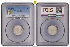 1953(m) 6D KM-52  Ag AU55