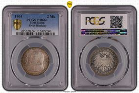 1904 2 Mk 400th Birthday J-74 PR66+