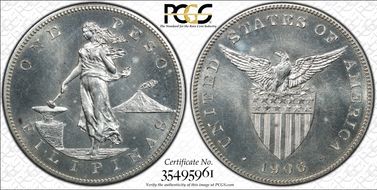 1906 Peso PR63