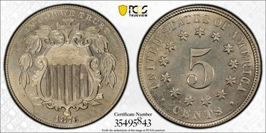 1876 5C MS65