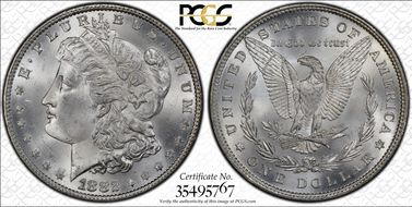 1882 $1 MS66