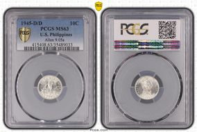 1945-D/D 10C Allen 9.05a MS63