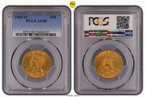 1903-O $10 AU58