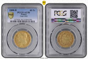 1808-H 40 Fr Gad-1083 AU50
