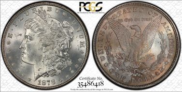 1878 8TF $1 VAM 14.1, Alligator Eye MS64