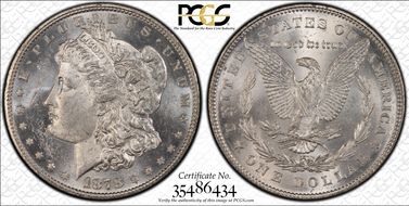 1878 7TF $1 VAM 145 MS63