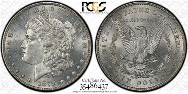 1878 7TF $1 R78, VAM 171, Tripled R MS62