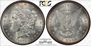 1879-O $1 VAM 4 O/Horizontal O MS62