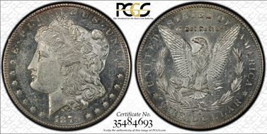 1879-S $1 VAM 6, Reverse of 1878 MS61