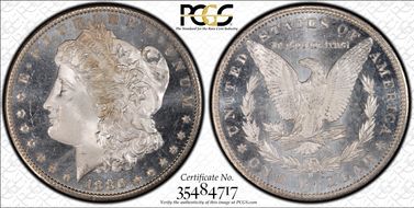 1880/9-S $1 VAM 11, 0/9 Overdate MS66DMPL