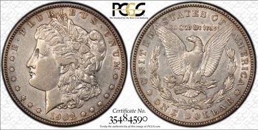 1903-S $1 VAM 2, Micro S XF45