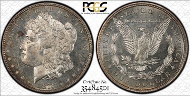 1878 8TF $1 VAM 14.16 Wild Lips MS62DMPL