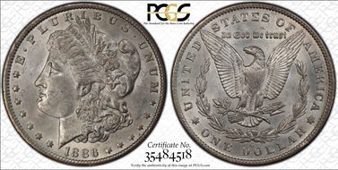 1886-O $1 MS63
