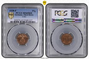 1938-F Pfg J-361 MS65RD