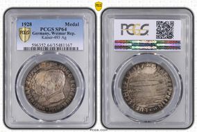 1928 Medal Kaiser-493 Ag SP64