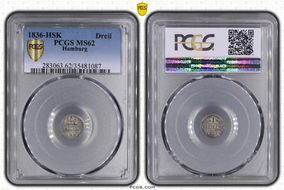 1836-HSK  Dreil MS62