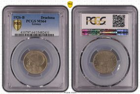 1926-B Drachma MS64