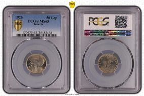1926 50 Lep MS65