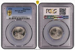 1926 Drachma KM-69 MS64
