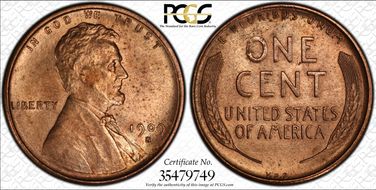 1909-S VDB 1C MS64RB
