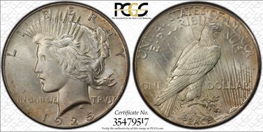1925 $1 MS66