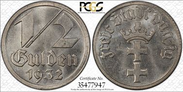 1932 1/2 G KM-153 MS64